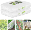 Garden Netting, 2 Pack 5x10Ft Ultra Fine Mesh Netting Pest Barrier Protection Bird Mosquito Net Plants Cover for Vegetables Fruits Flowers Crops Greenhouse Row Cover Raised Bed Patio Mesh Netting