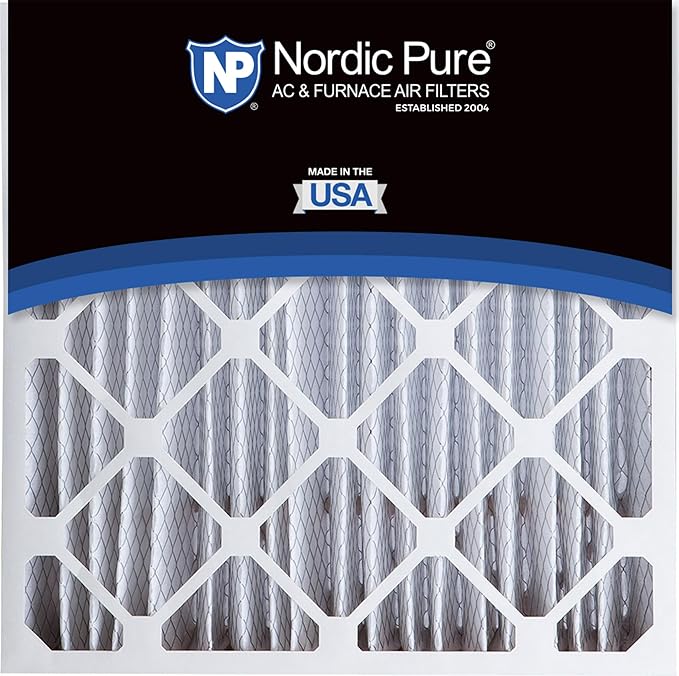Nordic Pure 20x20x5 (Actual Size: 19 5/8 x 19 7/8 x 4 3/8) Honeywell/Lennox Replacement MERV 8 Air Filters 2 Pack