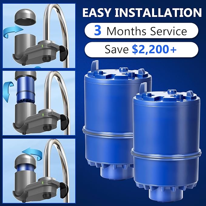 Faucet Water Filter Replacement for Pur and PUR PLUS Mounted Water Filter System RF-9999 RF-3375 FM-2500V FM-3700 FM-3400B etc| Ensure Clean Tap Water 6 Pack by TOMOON