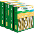 Filterbuy 24.5x27x5 Air Filter MERV 11 Superior Pet & Allergy Defense (4-Pack), Pleated HVAC AC Furnace Filters for Trane, American Standard, Honeywell, and More (Actual Size: 24.06 x 26.13 x 4.97)
