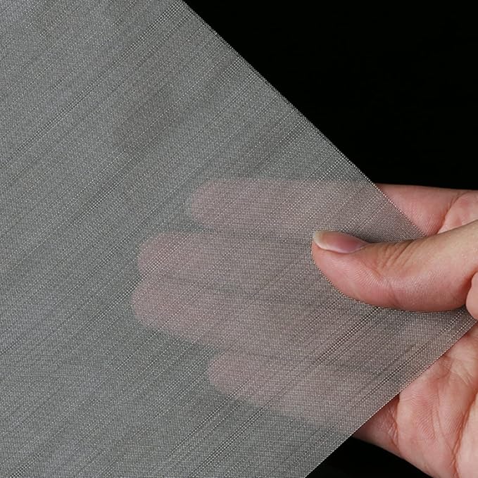 Stainless Steel Woven Wire Mesh 304 Stainless Steel Woven Wire, 80 Mesh Fly Mosquito Net, Fine Screen, Rodents Garden Insect Screen, for Vent, Filter