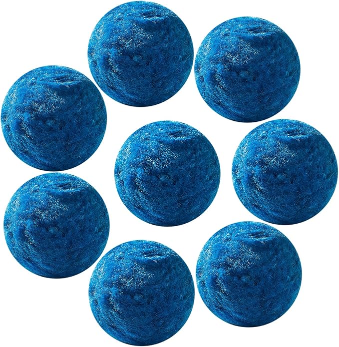 VEVOR Pool Filter Balls for Sand Filter, 4 lbs, Filter Balls Replace Pool Filter Sand, Reusable Blue Polyester Fiber Filter Media with Wash Bag, for Swimming Pool Aquarium Tank Above Ground Pool