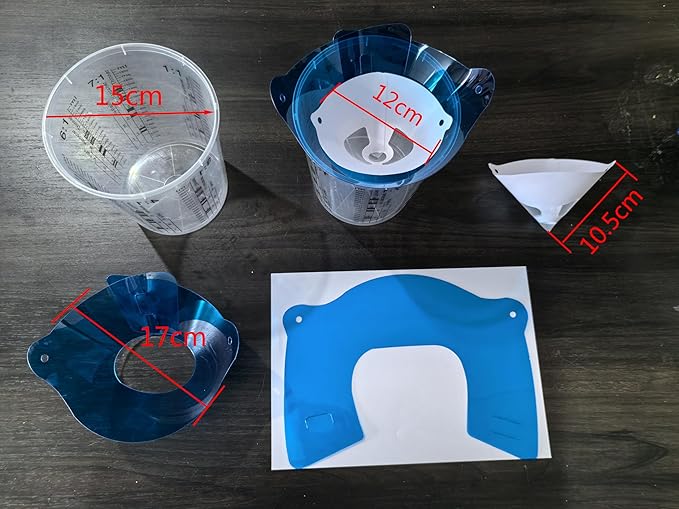 Paint Strainer Dispenser Kit System with Small Strainers 350pcs and Large Strainers 180pcs