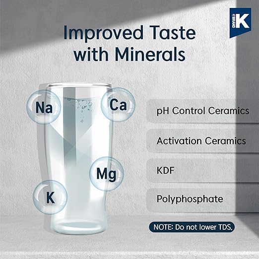 Pureal Hybrid Home PPU-1700K Under Sink Water Filter System, 20K Gallons, NSF/ANSI 42&372, Mineral Sediment Carbon Block KDF Polyphosphate Filter for Scale & Lead & Chlorine