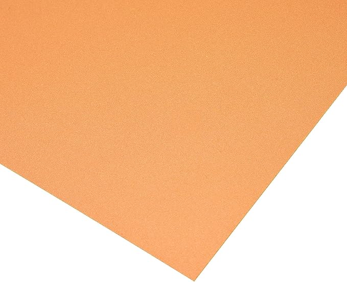 uxcell 4Pcs A4 Gel Light Lighting Filter Overlay Transparent Color Correction Plastic Vinyl PVC Sheets Photography Television Matte Orange,0.5mm