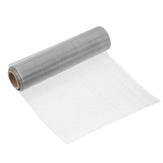 uxcell 14 Mesh 118" x 10" Woven Wire Mesh, 316 Stainless Steel Air Vent Filter Screen, Window Screen Mesh for DIY Projects Vents Cover Filtration Animals Fence