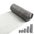 12" X 50 ft 304 Stainless Steel Mesh, Wire Mesh for Plants, Hole Fill Fabric Gap Blocker, Double Layer Metal Mesh Roll, Flexible Stretchy for Garden House and DIY (F-12 X 50 ft)
