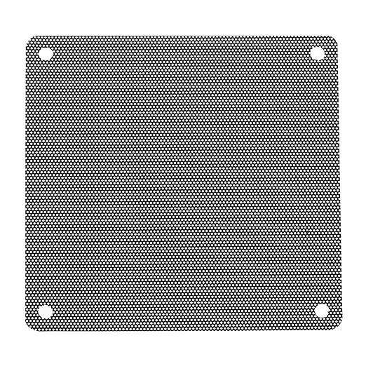 MECCANIXITY 10PCS PC Dust Filter, 120mmx120mm PVC Computer Case Cooler Dustproof Mesh Cover Fan Grills for Computer Chassis Speaker, Black