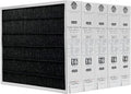 Lennox Healthy Climate X6675 20x25x5 Healthy Climate Carbon-Clean MERV 16 Filter Bundle with Same Day Supply Filter Change Reminder Magnet (5-Pack)