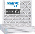 Aerostar 12x12x1 MERV 13, Pleated Air Filter, 12x12x1, Box of 4, Made in the USA