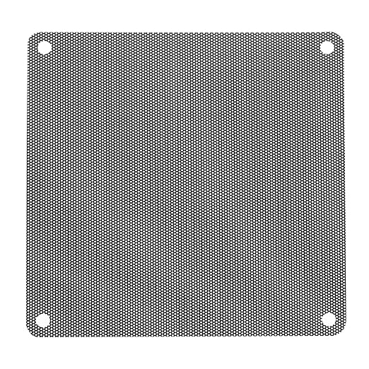 MECCANIXITY 20PCS PC Dust Filter, 140mmx140mm PVC Computer Case Cooler Dustproof Mesh Cover Fan Grills for Computer Chassis Speaker, Black