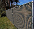 Ifenceview 6'x1' to 6'x100' Brown Shade Cloth Panels Fence Privacy Screen Fabric Mesh Net for Construction Site Yard Driveway Garden Railing Pool Balcony Canopy Awning 160 GSM (6' x 63')