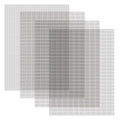 4 Pack 12x16 Inch Wire Mesh, 20 Mesh Stainless Steel Mesh, Never Rust Sturdy Metal Mesh Screen for DIY Projects, Vent, Cage, Garden, Window Screen, Filter Mesh