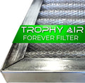 | Merv 8 | Washable & Reusuable AC/Furnace Filter | Lifetime HVAC & Furnace Air Filter | Washable | Superior particle-holding Ability | Premium Quality Aluminum | 12x20x1