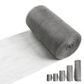 8" X 50 ft 304 Stainless Steel Mesh, Wire Mesh for Plants, Hole Fill Fabric Gap Blocker, Double Layer Metal Mesh Roll, Flexible Stretchy for Garden House and DIY (E-8" X 50 ft)