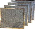 Filter Everything Replacement Aluminum Filters Compatible With nVent, Pentair, Hoffman, McLean 10100096, 10100096sp,10-1000-96, 10100096h, 89057617-10 x 14 x 3/8-4-Pack